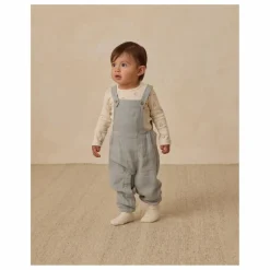 Salopette Gaze de Coton Bio | Bleu gris