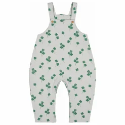 Salopette Homer Trèfles Coton Bio | Gris