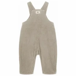 Salopette Homer Velours Côtelé Coton Bio | Gris