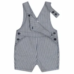 Salopette Mini Rayée | Bleu marine