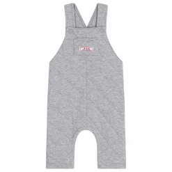 Salopette Molletonnée | Gris chiné