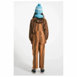 Salopette Rayée Coton Bio | Marron