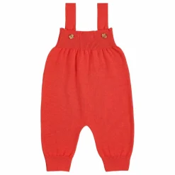 Salopette Train Maille Coton Bio | Rouge