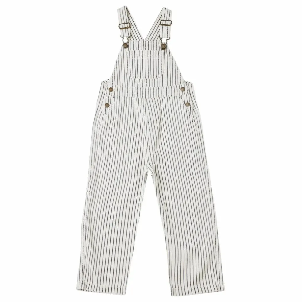 Salopette Utility Rayures | Ecru