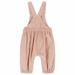 Salopette Velours | Rose pâle
