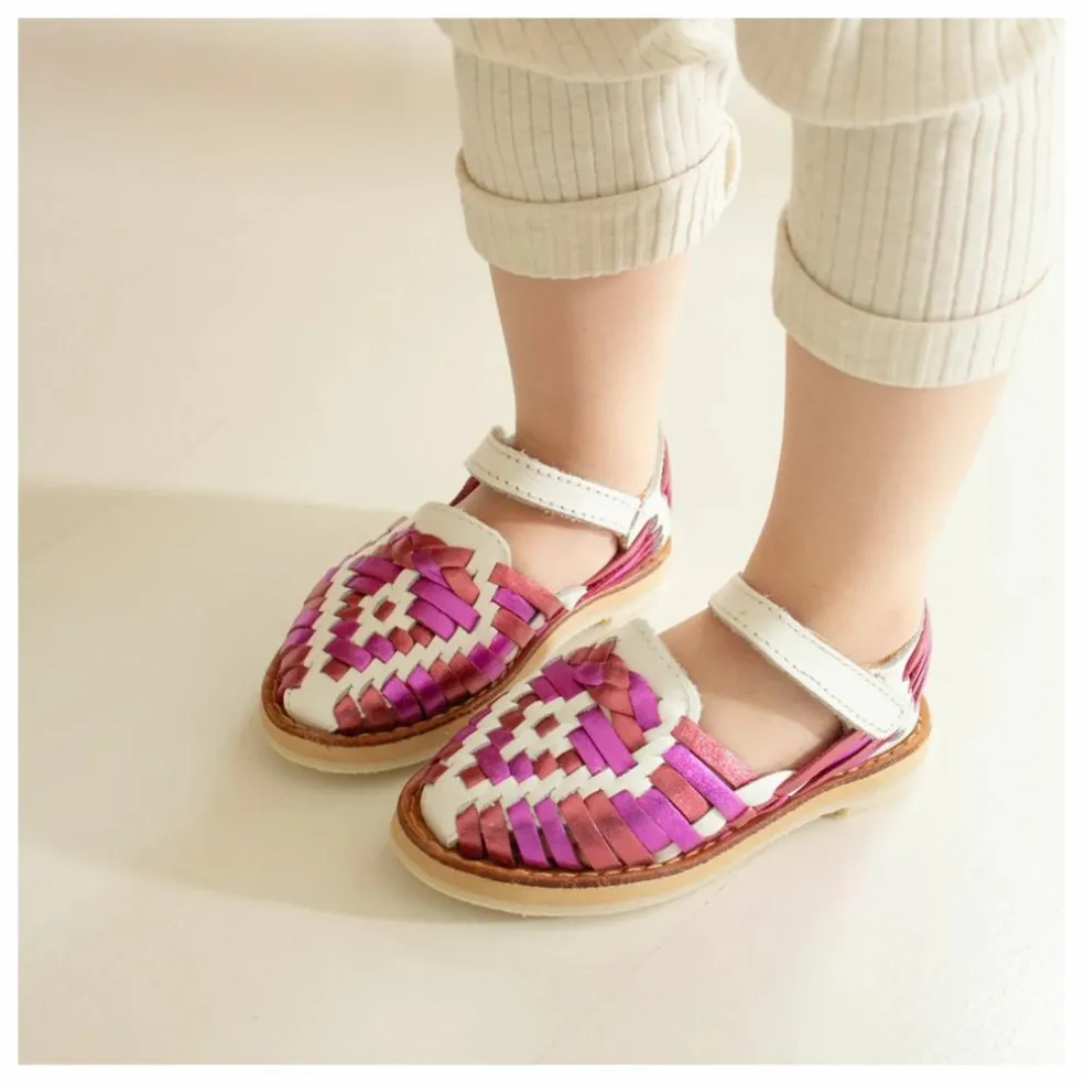 Sandales Alegria Multi Métallisées | Rose