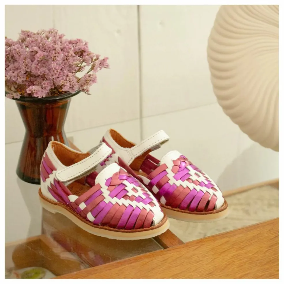 Sandales Alegria Multi Métallisées | Rose