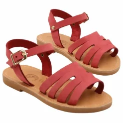 Sandales Alienor | Rouge framboise