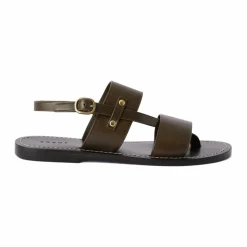 Sandales Amazonia Cuir | Vert kaki
