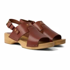 Sandales Amy Cuir | Acajou