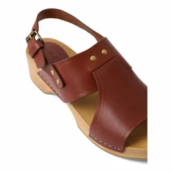 Sandales Amy Cuir | Acajou