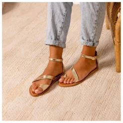 Sandales Anaelle Lamé | Doré