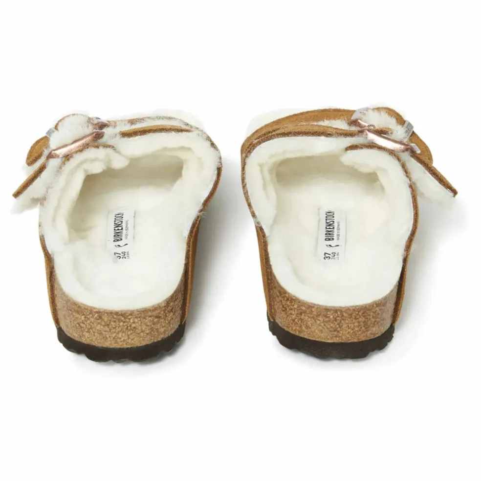 Sandales Arizona Fur Cuir Suede - Collection Adulte | Camel