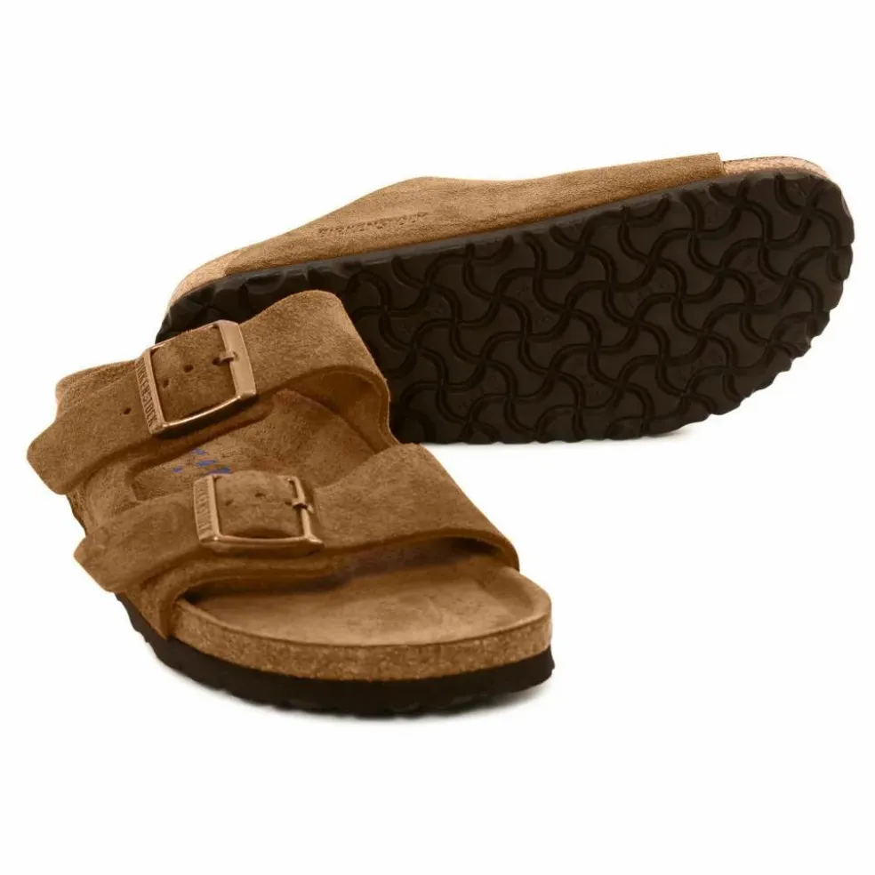 Sandales Arizona SFB Cuir Suède Chaussant Etroit | Mink