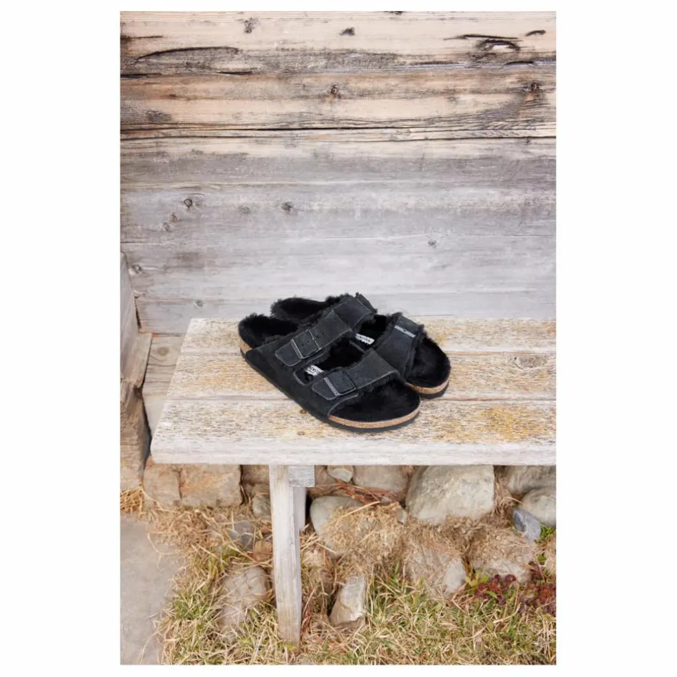 Sandales Arizona Shearling - Collection Adulte | Noir