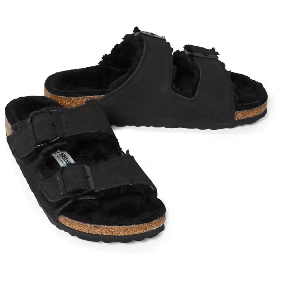 Sandales Arizona Shearling - Collection Adulte | Noir