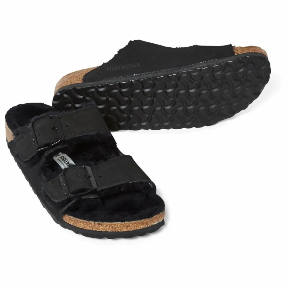 Sandales Arizona Shearling - Collection Adulte | Noir