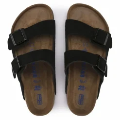 Sandales Arizona Suède et Nubuck - Collection Adulte | Noir