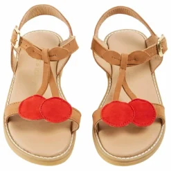 Sandales Cerises Cuir | Rouge