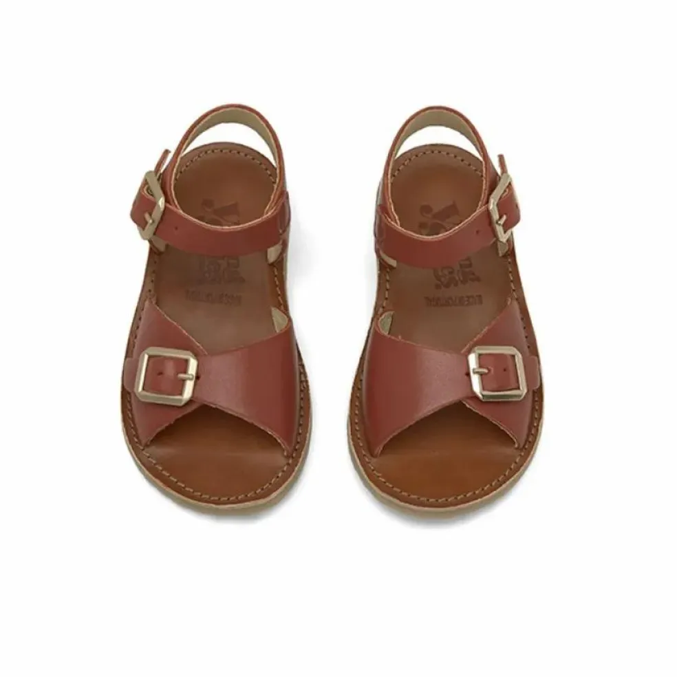 Sandales Cuir Sonny | Rouille