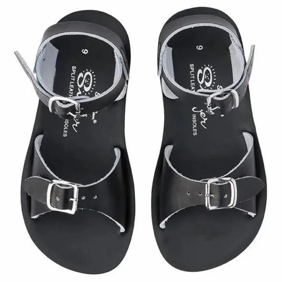 Sandales Cuir Waterproof Surfer | Noir