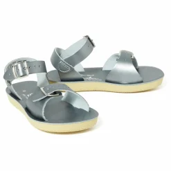 Sandales Cuir Waterproof Surfer | Argenté