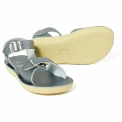 Sandales Cuir Waterproof Surfer | Argenté