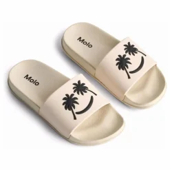 Sandales de Plage Zhappy Palm Smile | Ecru