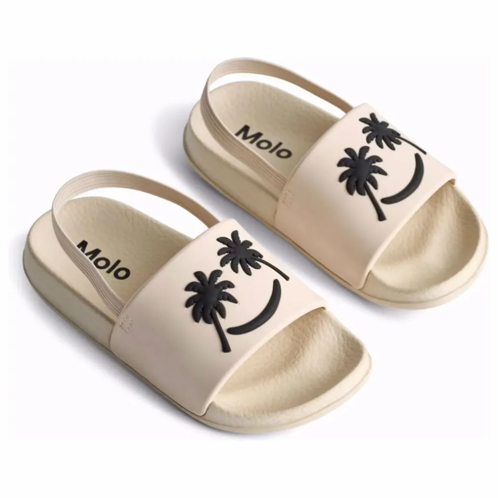 Sandales de Plage Zhappy Palm Smile | Ecru