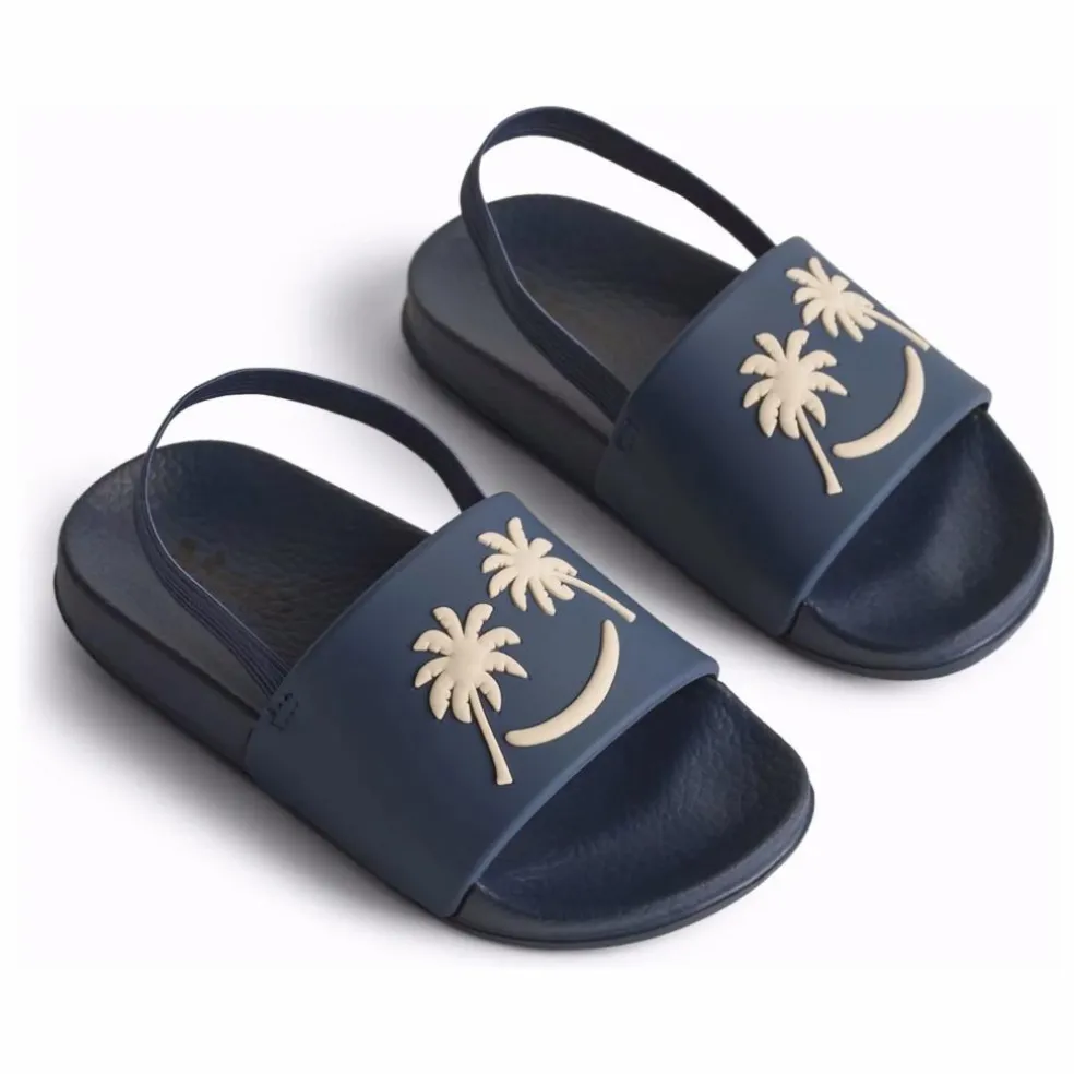 Sandales de Plage Zhappy Palm Smile | Bleu marine