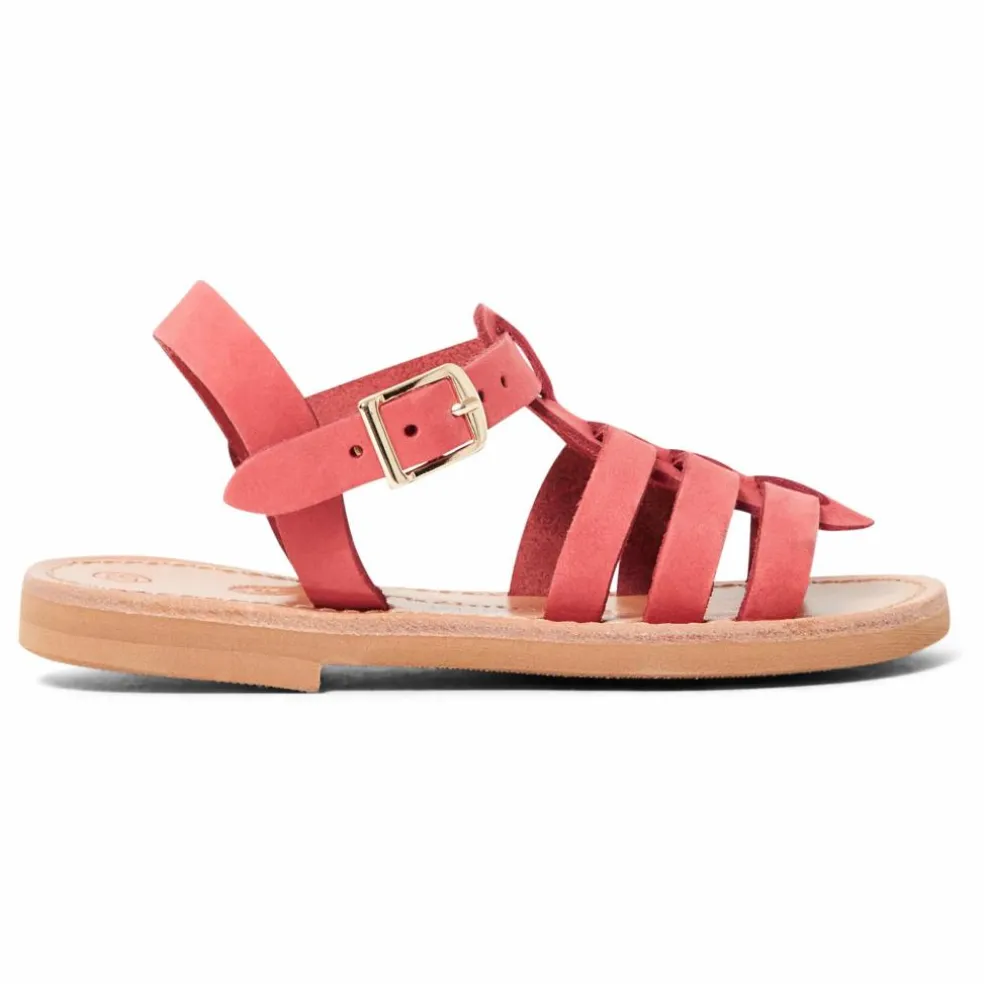 Sandales Diego | Rouge framboise