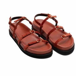 Sandales Fines Brides | Orange