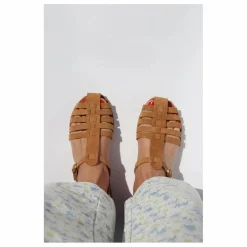 Sandales Fisherman Suede | Camel