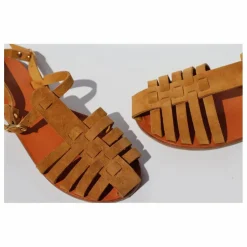 Sandales Fisherman Suede | Camel