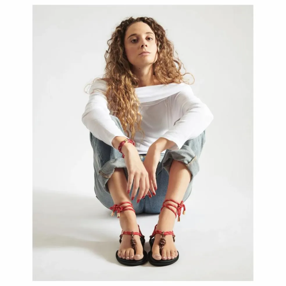 Sandales Flò Twin | Rouge