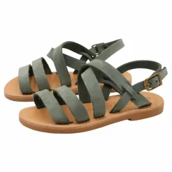 Sandales Jackie | Vert de gris