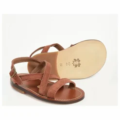 Sandales Lanières Croisées | Marron