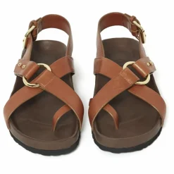 Sandales Mexico Cuir | Cognac