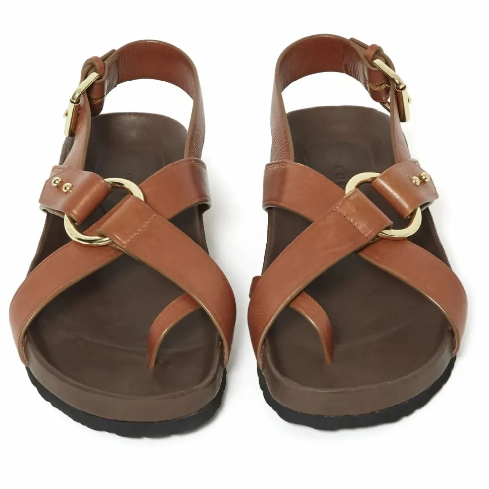 Sandales Mexico Cuir | Cognac