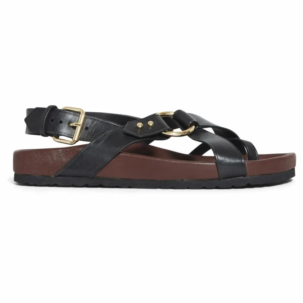 Sandales Mexico Cuir | Noir