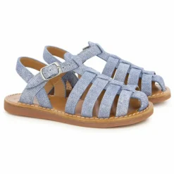Sandales Plage-Stitch Dad | Bleu jean