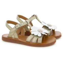 Sandales Plagette Big Flo | Doré