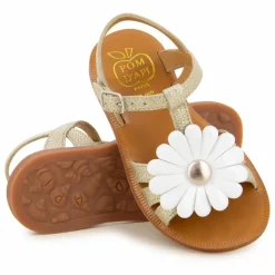 Sandales Plagette Big Flo | Doré