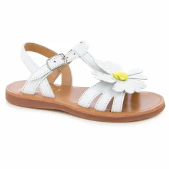 Sandales Plagette Big Flo | Blanc