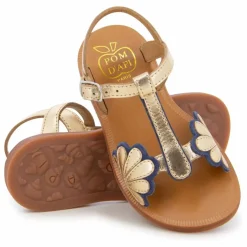 Sandales Plagette Bloom | Or