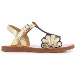 Sandales Plagette Bloom | Or