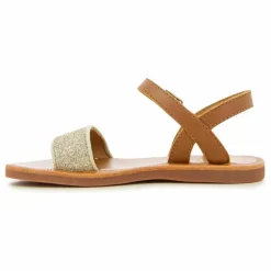 Sandales Plagette Buckle | Camel