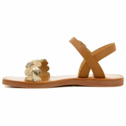 Sandales Plagette Ferns | Camel