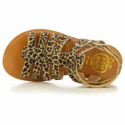 Sandales Plagette Gladiator | Léopard