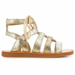 Sandales Plagette Guily Strap | Doré